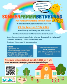 Bild Sommerferienfreizeit Plakat Übersicht